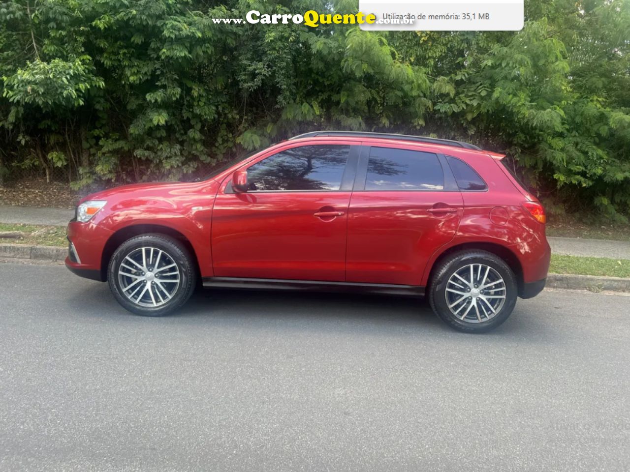 MITSUBISHI   ASX 2.0 16V 4X2 FLEX AUT.   VERMELHO 2018 2.0 FLEX - Loja