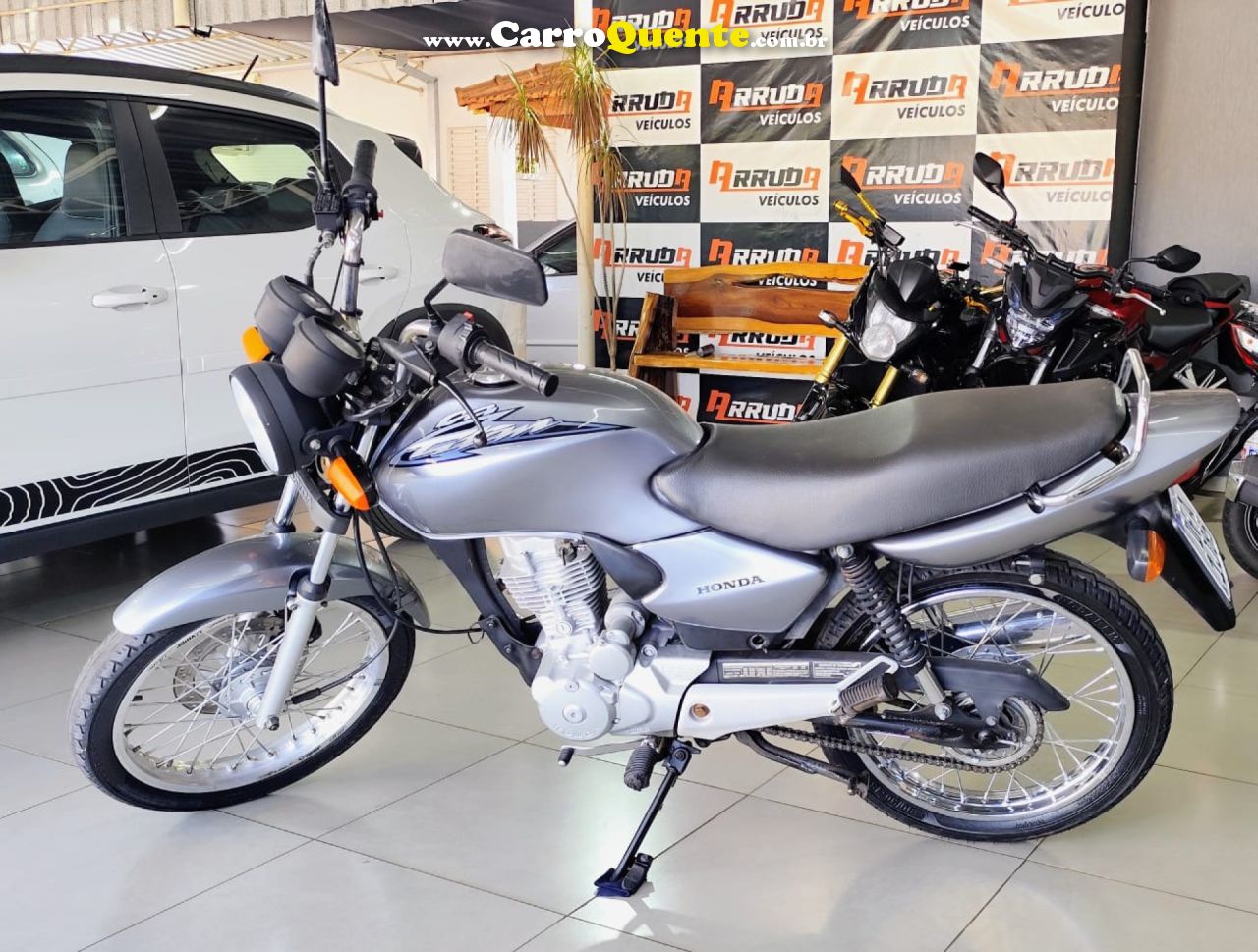 HONDA   CG 125 TITAN-ES   PRATA 2003 125CC GASOLINA - Loja