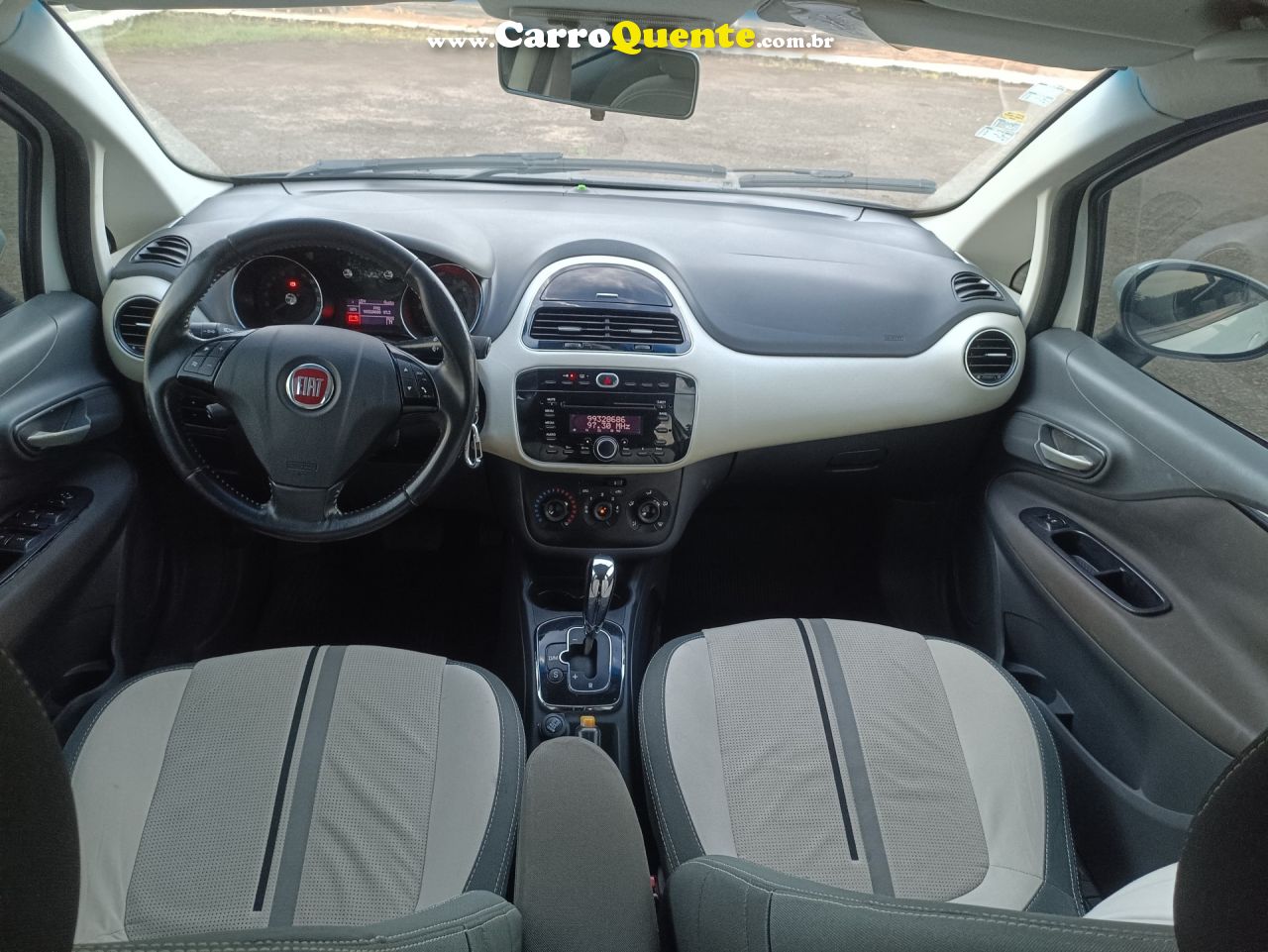 FIAT   PUNTO ESSENCE DUALOGIC 1.6 FLEX 16V 5P   BRANCO 2013 1.6 FLEX - Loja
