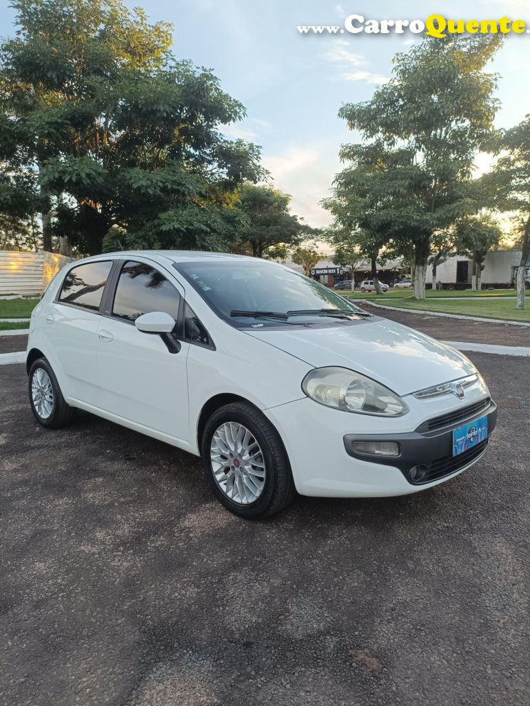 FIAT   PUNTO ESSENCE DUALOGIC 1.6 FLEX 16V 5P   BRANCO 2013 1.6 FLEX - Loja
