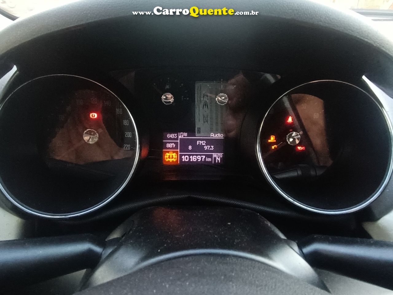 FIAT   PUNTO ESSENCE DUALOGIC 1.6 FLEX 16V 5P   BRANCO 2013 1.6 FLEX - Loja