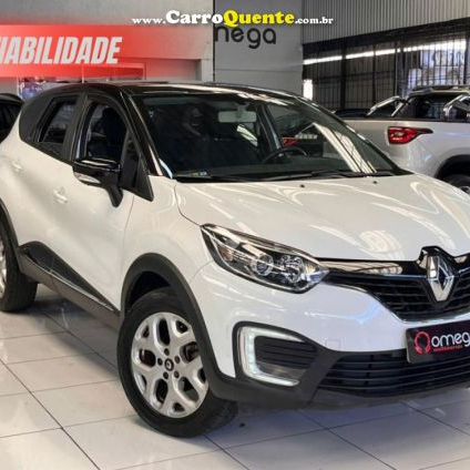 RENAULT   CAPTUR LIFE 1.6 16V FLEX 5P AUT.   BRANCO 2019 1.6 FLEX