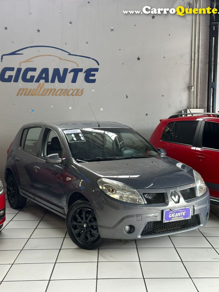 RENAULT   SANDERO EXPRESSION HI-FLEX 1.6 8V 5P   CINZA 2011 1.6 FLEX - Loja