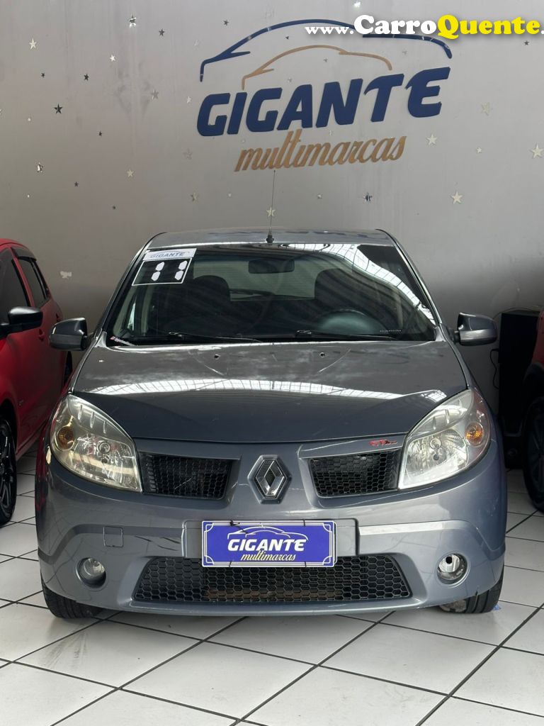 RENAULT   SANDERO EXPRESSION HI-FLEX 1.6 8V 5P   CINZA 2011 1.6 FLEX - Loja