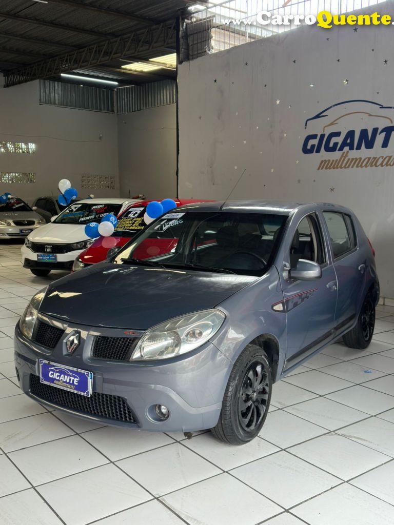 RENAULT   SANDERO EXPRESSION HI-FLEX 1.6 8V 5P   CINZA 2011 1.6 FLEX - Loja
