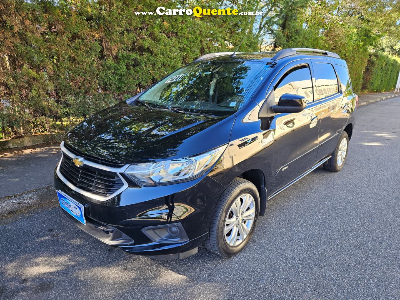 CHEVROLET   SPIN LT 1.8 8V ECONO.FLEX 5P AUT.   PRETO 2020 1.8 FLEX - Loja