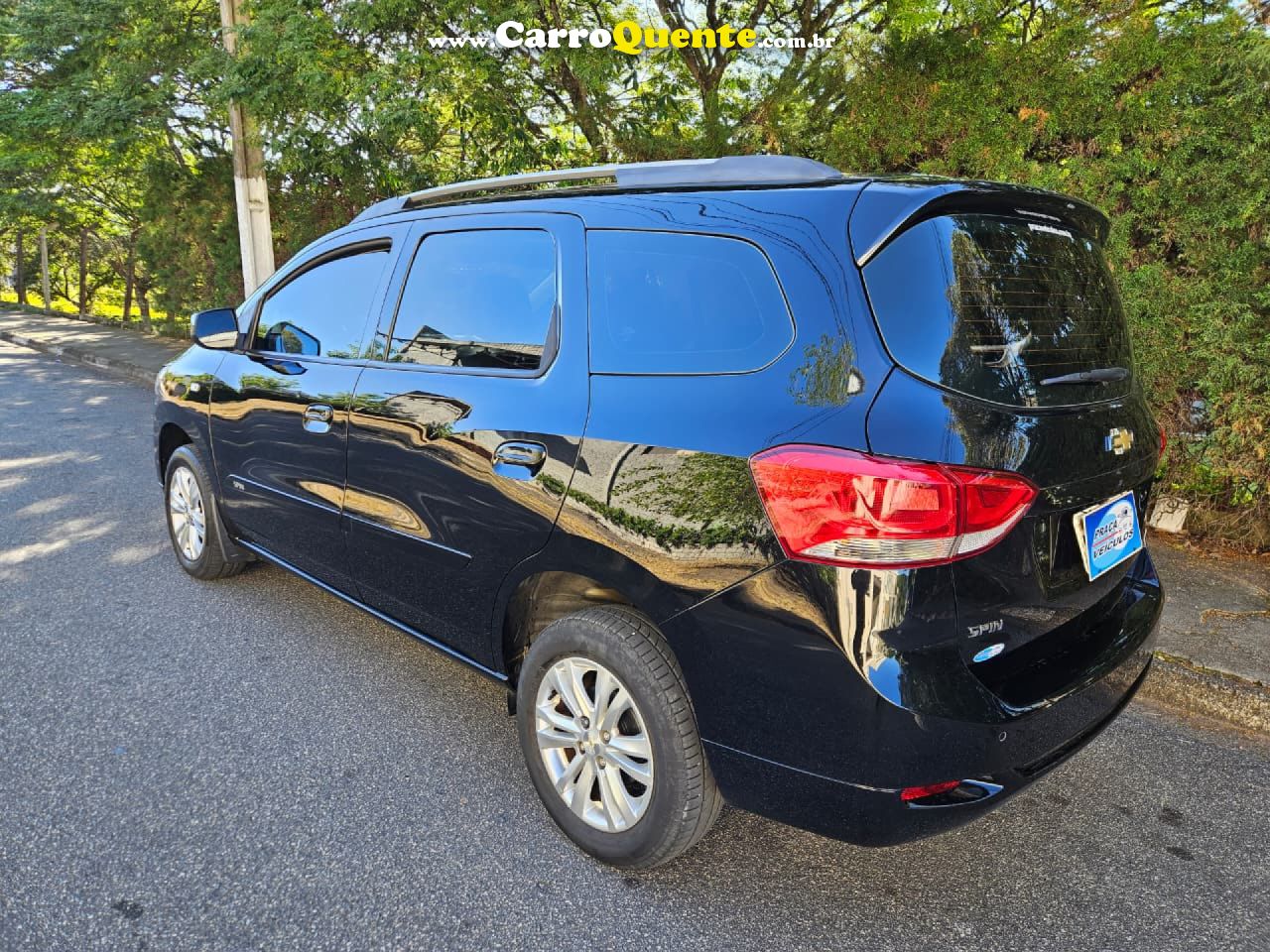 CHEVROLET   SPIN LT 1.8 8V ECONO.FLEX 5P AUT.   PRETO 2020 1.8 FLEX - Loja