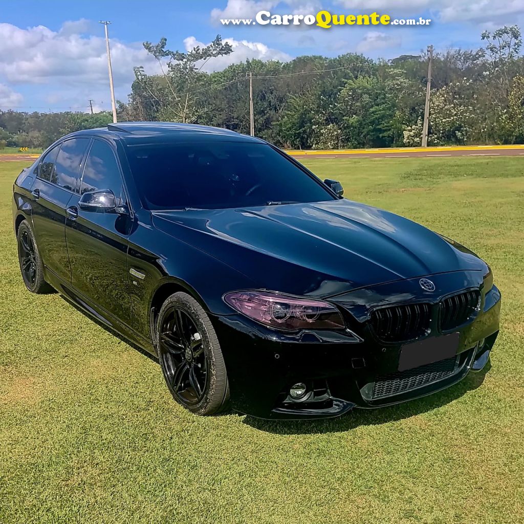 BMW   535IA M SPORT 3.0 24V 306CV BI-TURBO   PRETO 2015 3.0 GASOLINA - Loja