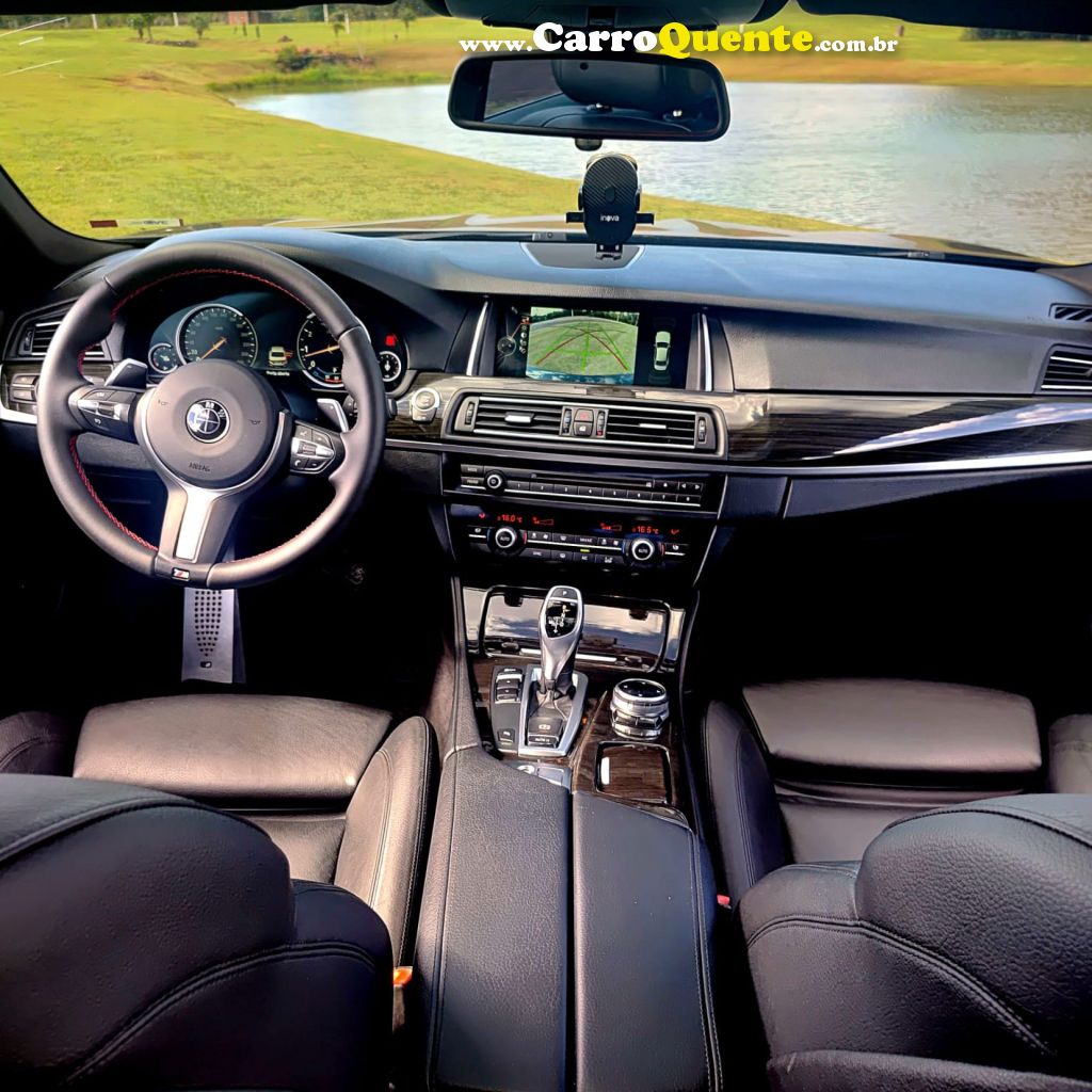 BMW   535IA M SPORT 3.0 24V 306CV BI-TURBO   PRETO 2015 3.0 GASOLINA - Loja