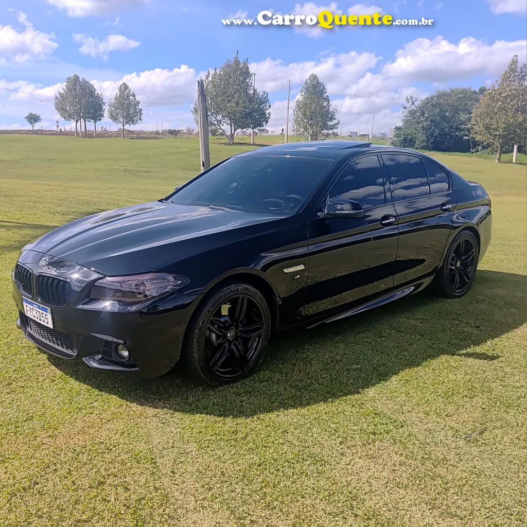 BMW   535IA M SPORT 3.0 24V 306CV BI-TURBO   PRETO 2015 3.0 GASOLINA - Loja
