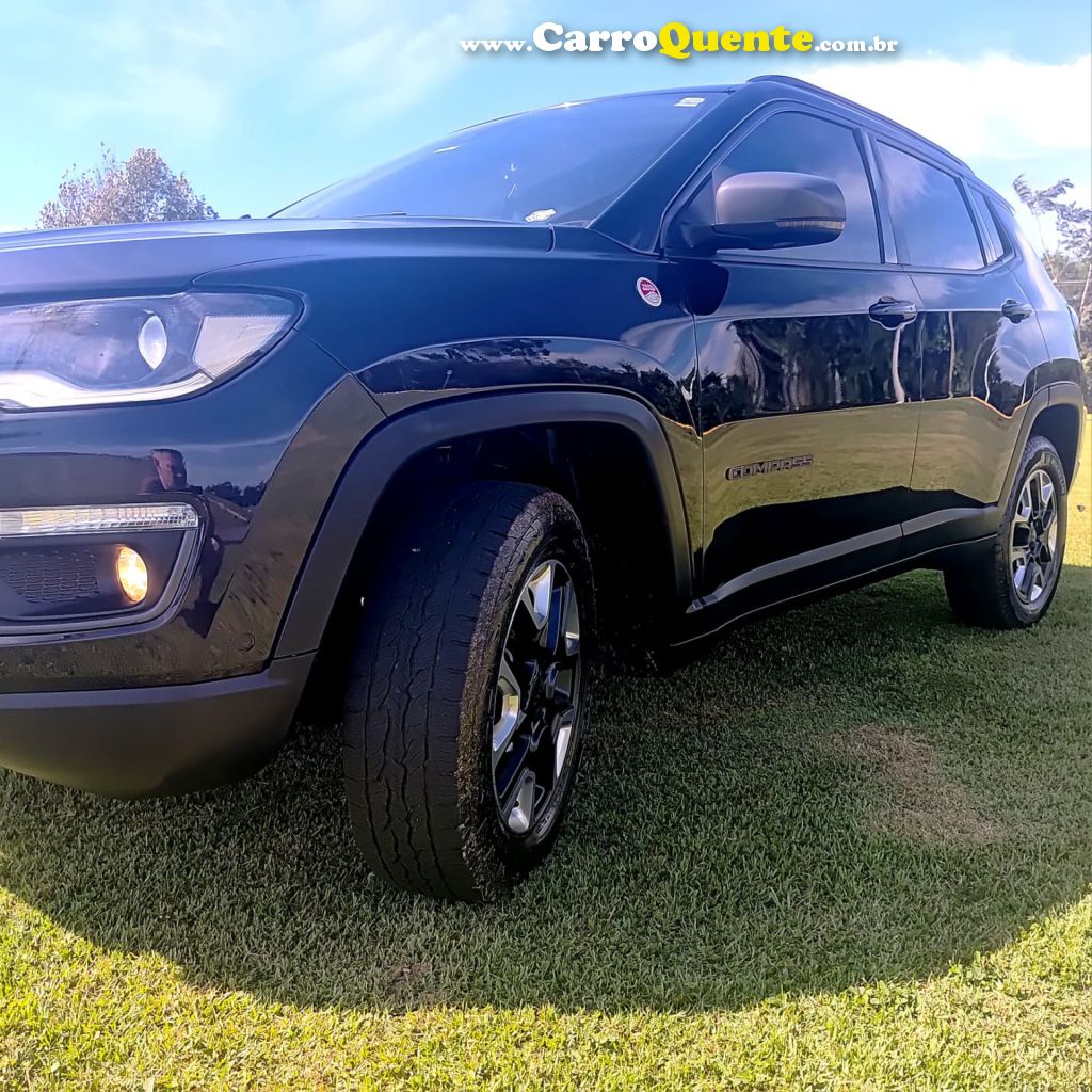 JEEP   COMPASS TRAILHAWK 2.0 4X4 DIES. 16V AUT.   PRETO 2017 2.0 DIESEL - Loja