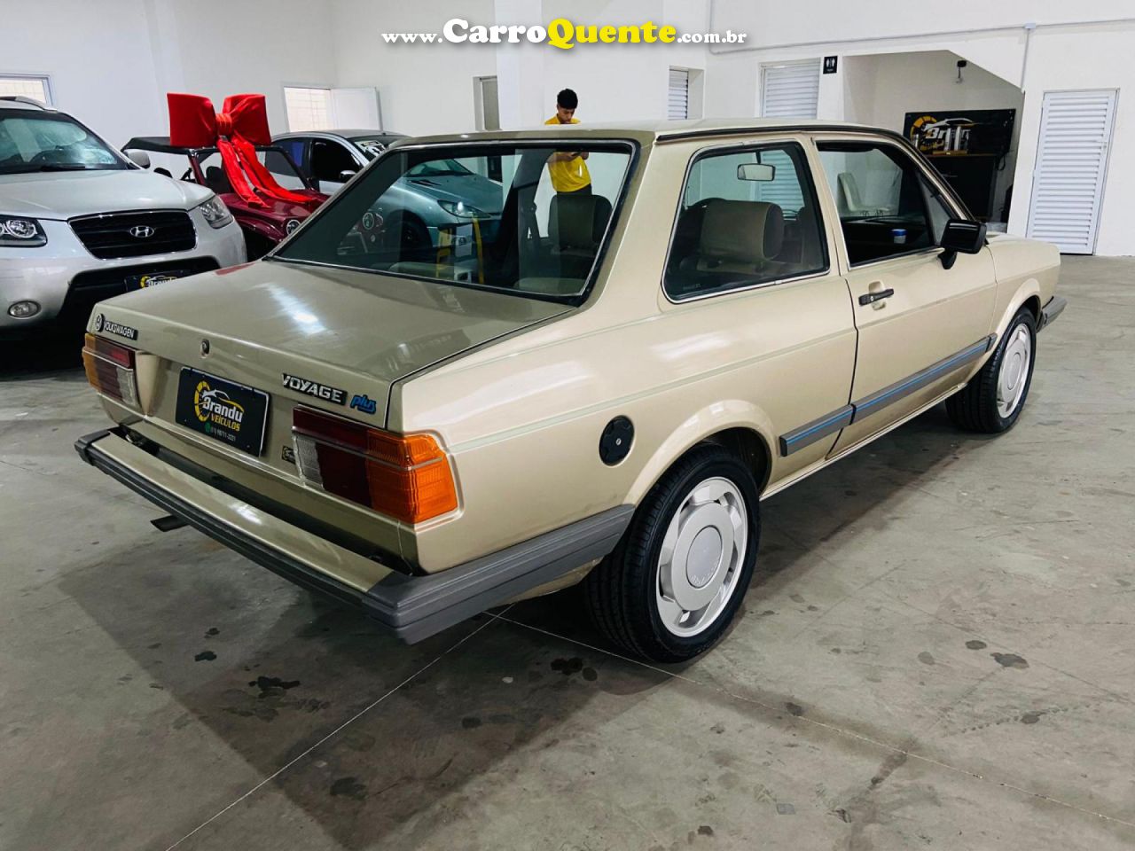 VOLKSWAGEN   VOYAGE LLSPLUSGLSSSPORTSUPER L.ANG   BEGE 1986 1.6 GASOLINA - Loja