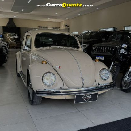 VOLKSWAGEN   FUSCA   BEGE 1977 1500 GASOLINA