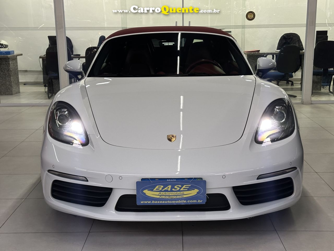PORSCHE   718 BOXSTER 2.0 300CV   BRANCO 2017 2.0 GASOLINA - Loja