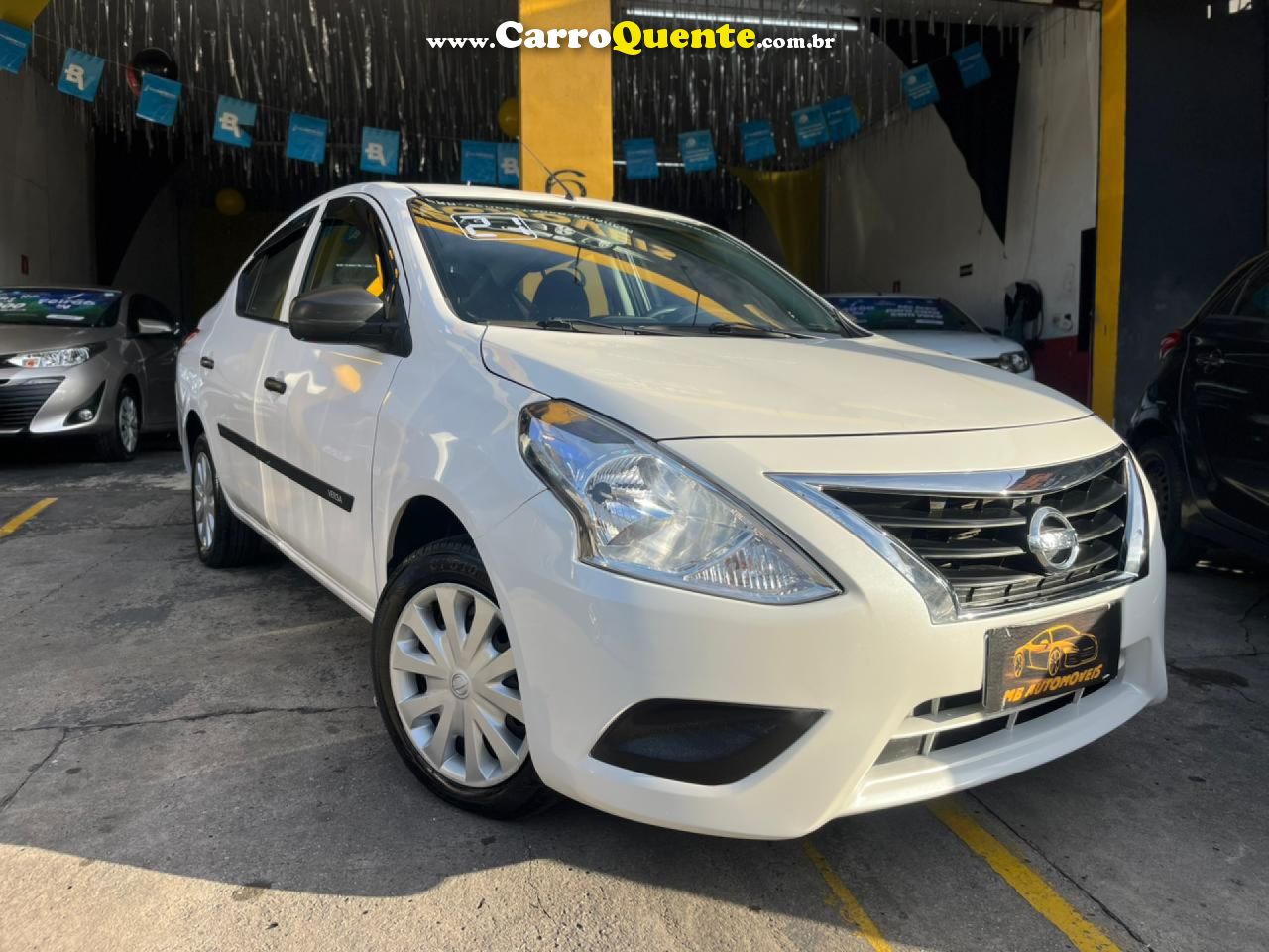 NISSAN   VERSA V-DRIVE PLUS 1.6 16V FLEX AUT.   BRANCO 2021 1.6 FLEX - Loja