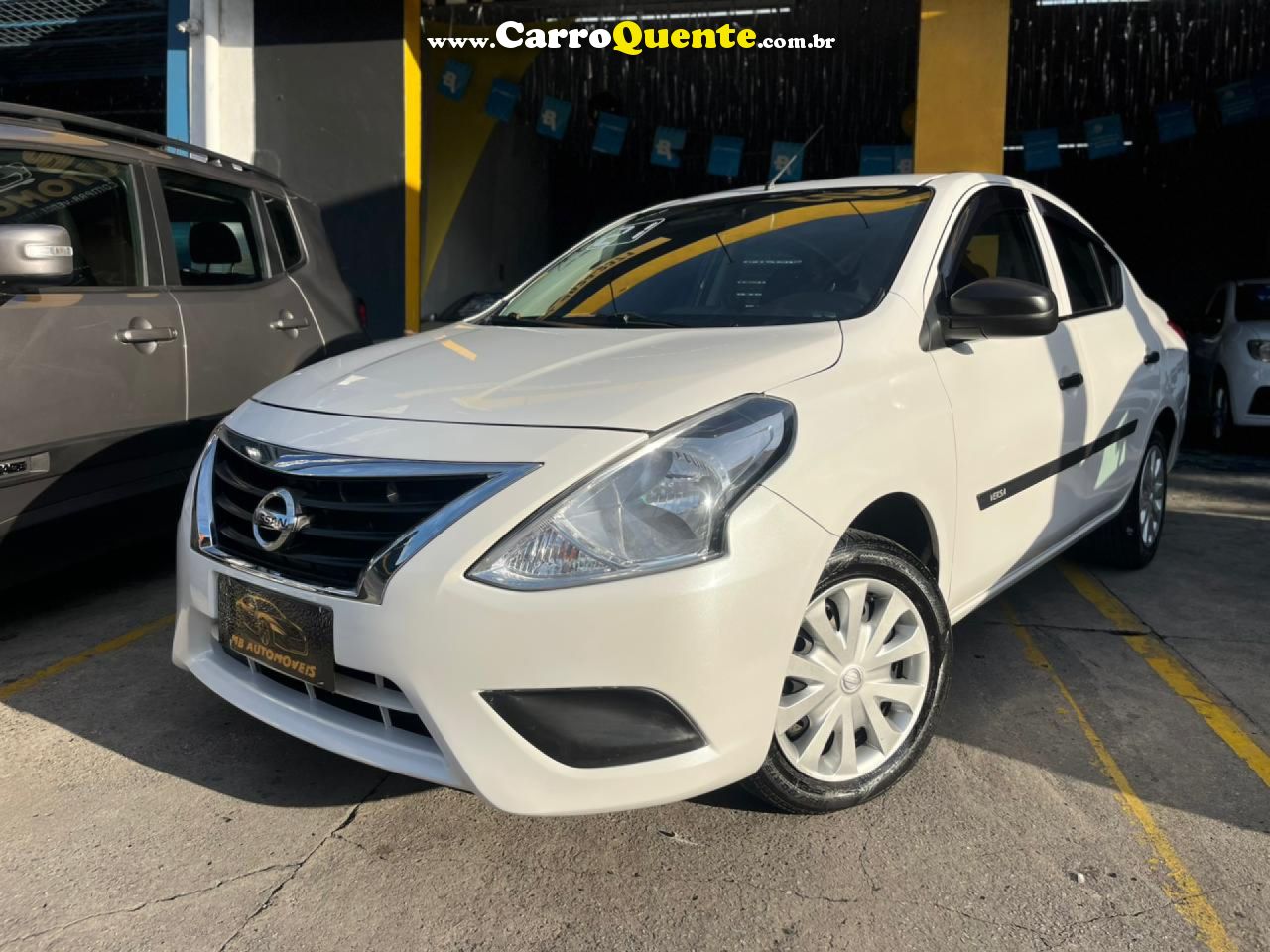 NISSAN   VERSA V-DRIVE PLUS 1.6 16V FLEX AUT.   BRANCO 2021 1.6 FLEX - Loja