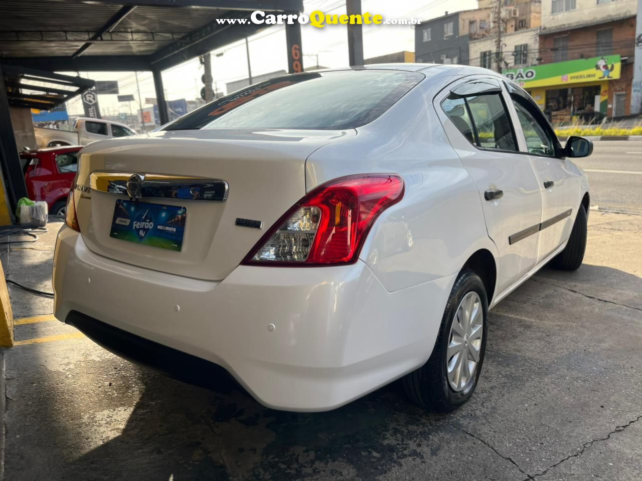 NISSAN   VERSA V-DRIVE PLUS 1.6 16V FLEX AUT.   BRANCO 2021 1.6 FLEX - Loja
