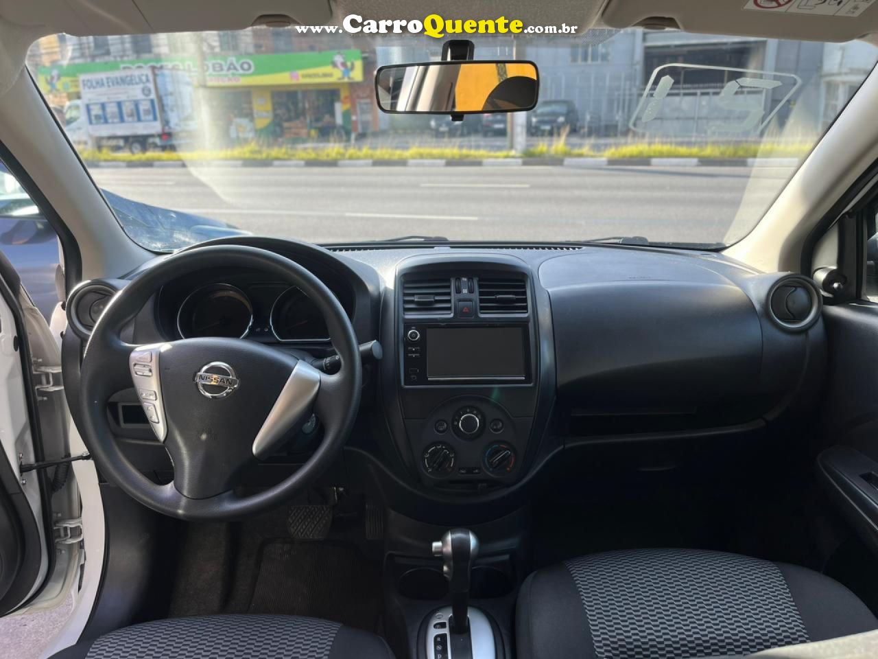 NISSAN   VERSA V-DRIVE PLUS 1.6 16V FLEX AUT.   BRANCO 2021 1.6 FLEX - Loja