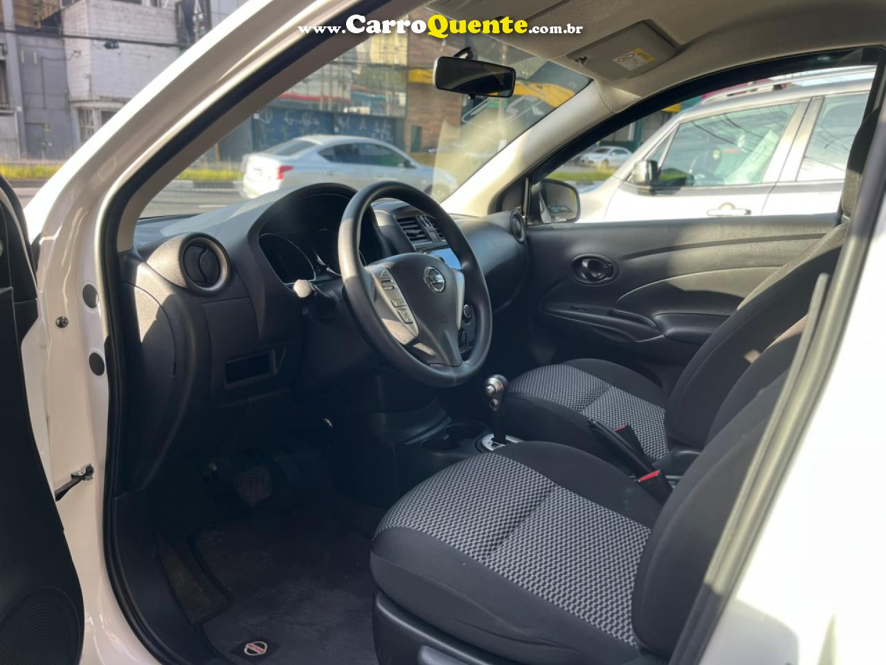 NISSAN   VERSA V-DRIVE PLUS 1.6 16V FLEX AUT.   BRANCO 2021 1.6 FLEX - Loja