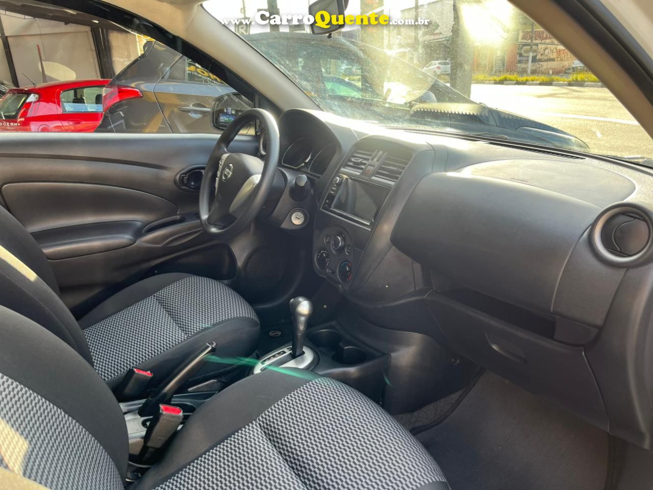 NISSAN   VERSA V-DRIVE PLUS 1.6 16V FLEX AUT.   BRANCO 2021 1.6 FLEX - Loja