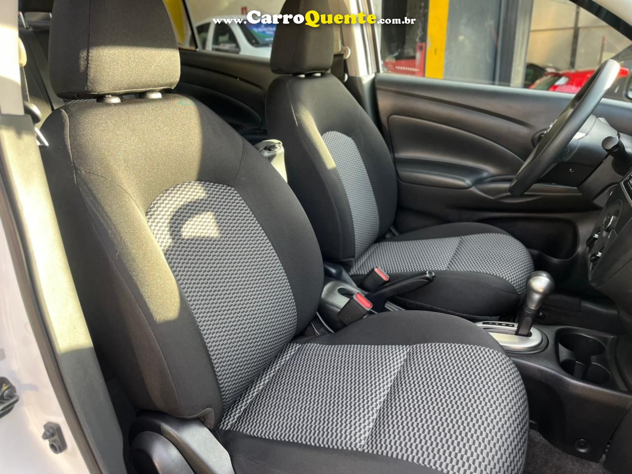 NISSAN   VERSA V-DRIVE PLUS 1.6 16V FLEX AUT.   BRANCO 2021 1.6 FLEX - Loja