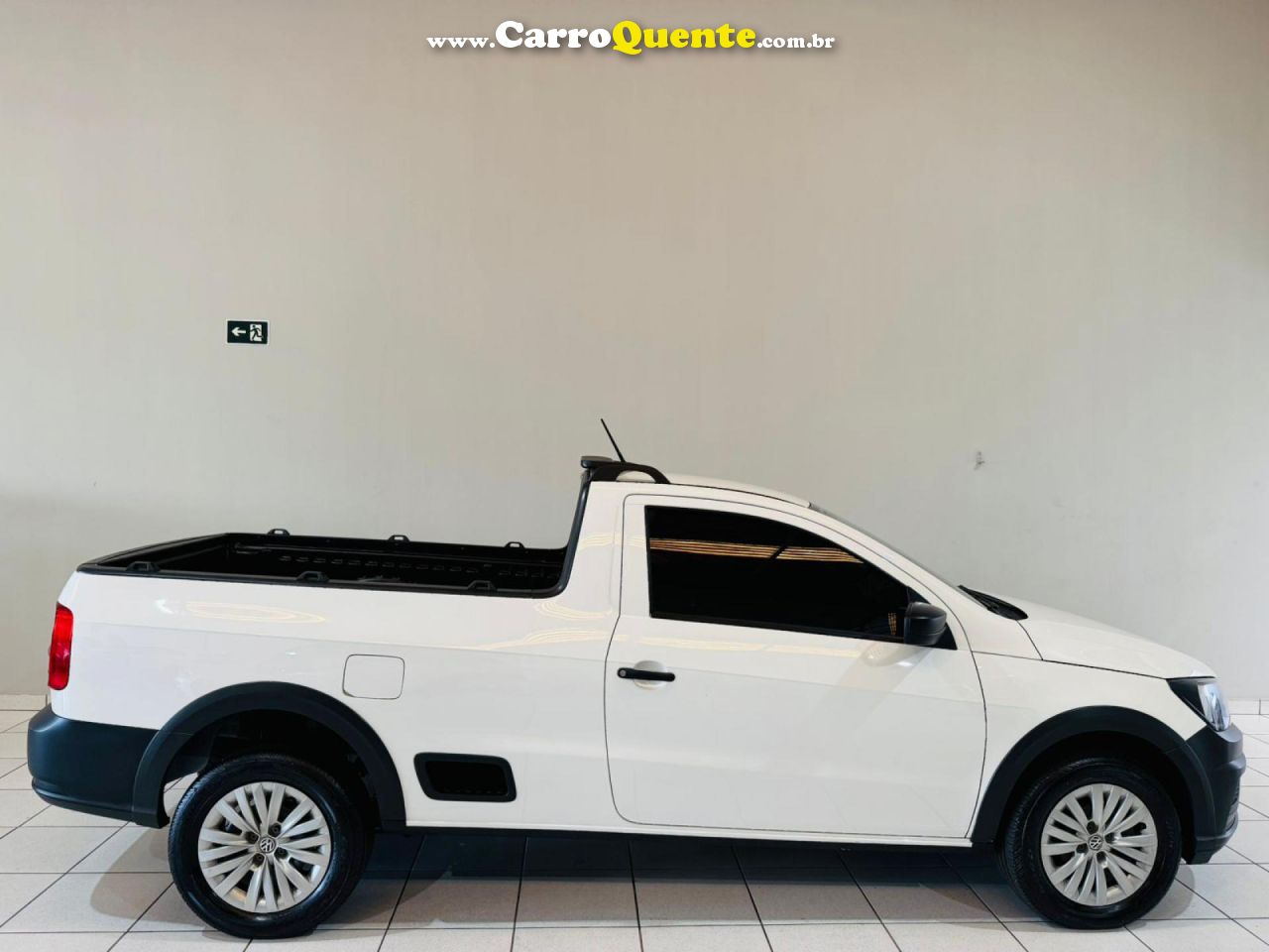 VOLKSWAGEN   SAVEIRO ROBUST 1.6 TOTAL FLEX 16V    BRANCO 2023 1.6 FLEX - Loja