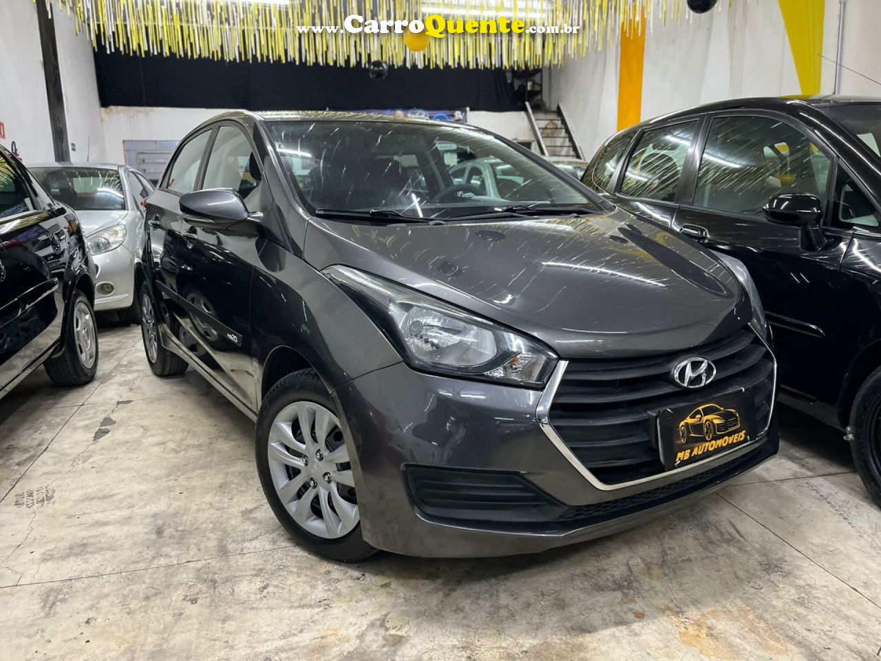HYUNDAI   HB20 C.STYLEC.PLUS 1.6 FLEX 16V AUT.   CINZA 2017 1.6 FLEX - Loja