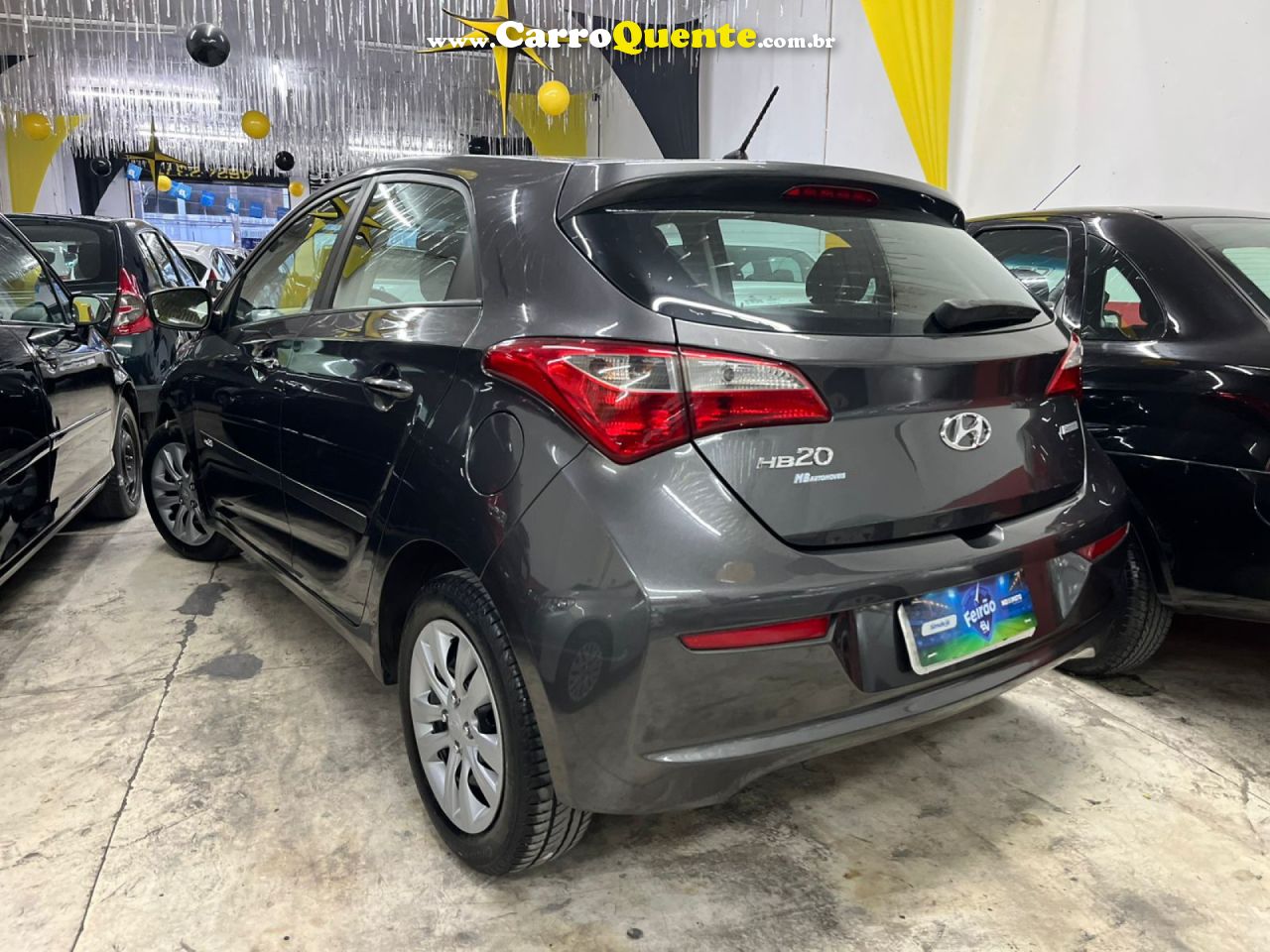 HYUNDAI   HB20 C.STYLEC.PLUS 1.6 FLEX 16V AUT.   CINZA 2017 1.6 FLEX - Loja