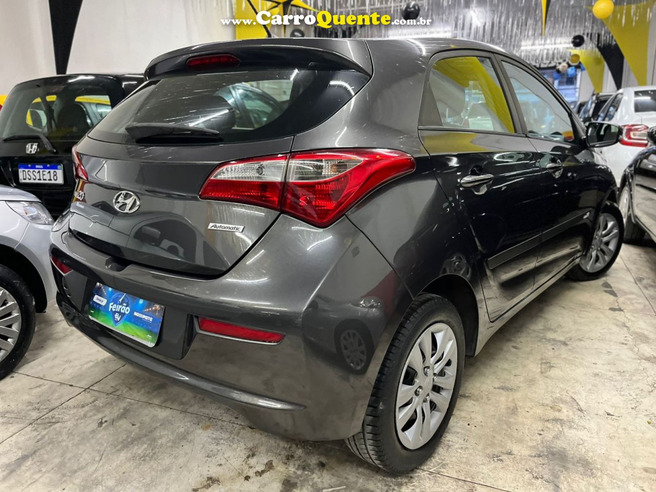 HYUNDAI   HB20 C.STYLEC.PLUS 1.6 FLEX 16V AUT.   CINZA 2017 1.6 FLEX - Loja