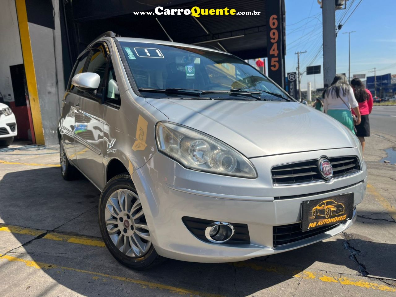 FIAT   IDEA ATTRACTIVE 1.4 FIRE FLEX 8V 5P   PRATA 2011 1.4 FLEX - Loja
