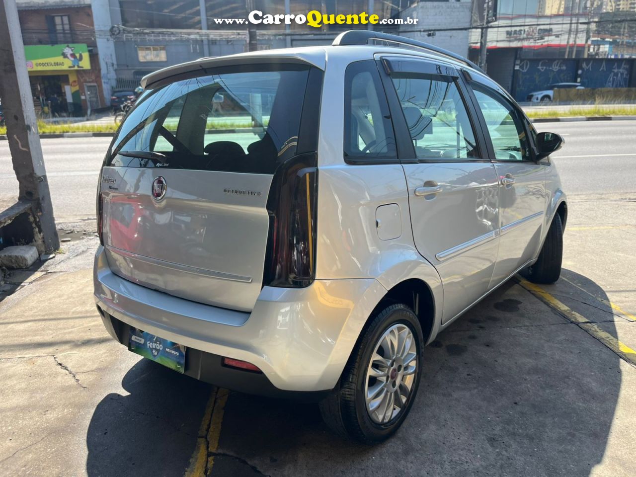 FIAT   IDEA ATTRACTIVE 1.4 FIRE FLEX 8V 5P   PRATA 2011 1.4 FLEX - Loja