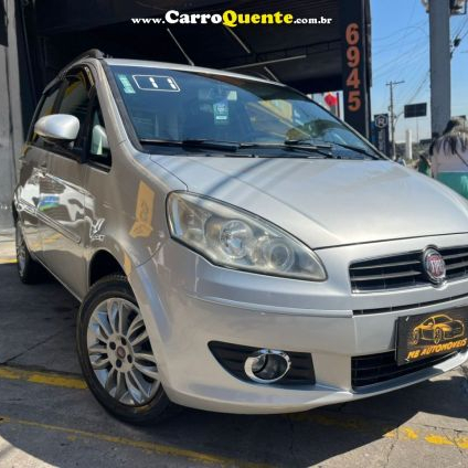 FIAT   IDEA ATTRACTIVE 1.4 FIRE FLEX 8V 5P   PRATA 2011 1.4 FLEX