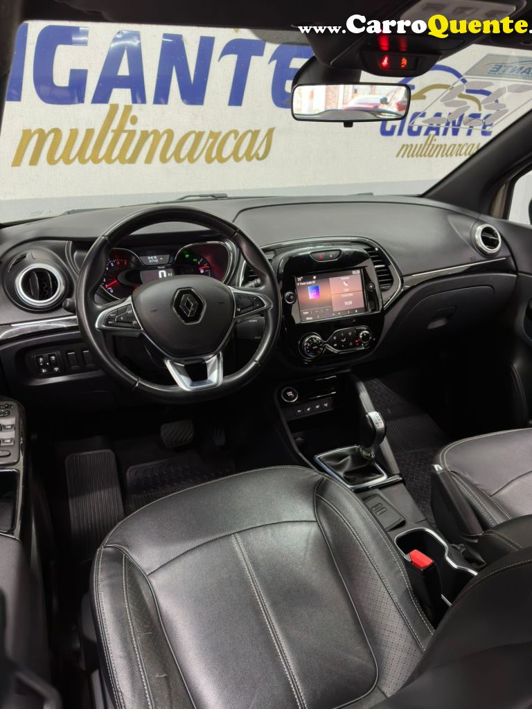 RENAULT   CAPTUR INTENSE 1.3 TB 16V FLEX 5P AUT.   BEGE 2022 1.3 FLEX - Loja