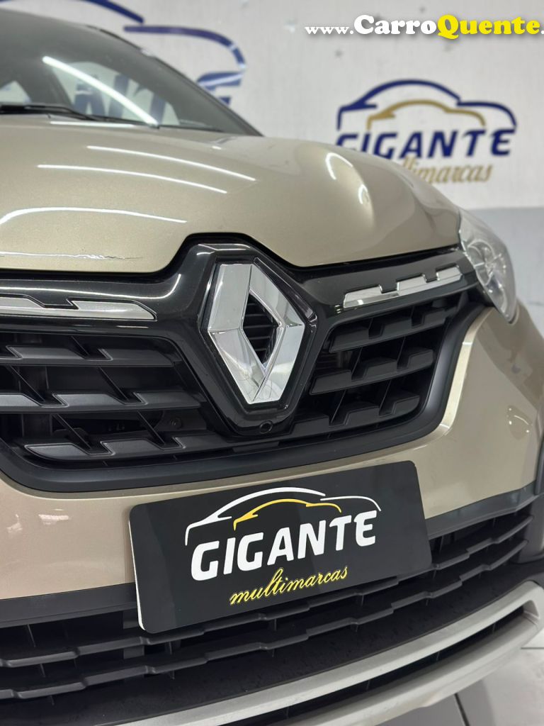 RENAULT   CAPTUR INTENSE 1.3 TB 16V FLEX 5P AUT.   BEGE 2022 1.3 FLEX - Loja