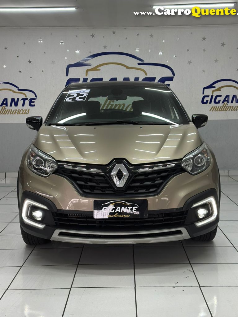 RENAULT   CAPTUR INTENSE 1.3 TB 16V FLEX 5P AUT.   BEGE 2022 1.3 FLEX - Loja