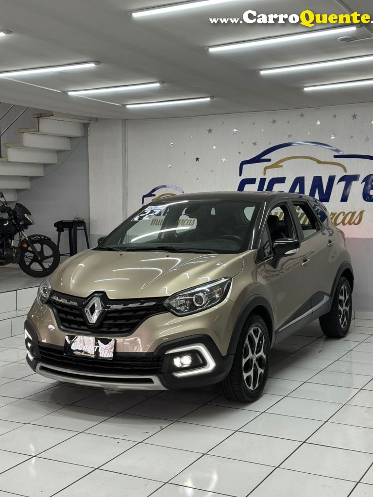 RENAULT   CAPTUR INTENSE 1.3 TB 16V FLEX 5P AUT.   BEGE 2022 1.3 FLEX - Loja