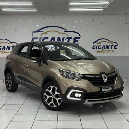 RENAULT   CAPTUR INTENSE 1.3 TB 16V FLEX 5P AUT.   BEGE 2022 1.3 FLEX