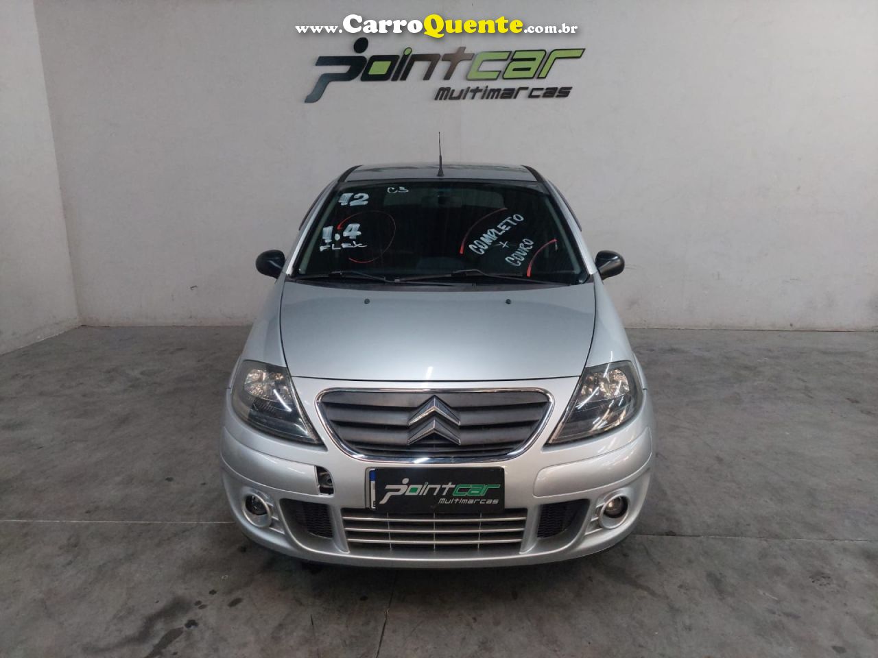CITROËN   C3 GLX 1.4 GLX SONORA 1.4 FLEX 8V 5P   PRATA 2012 1.4 FLEX - Loja