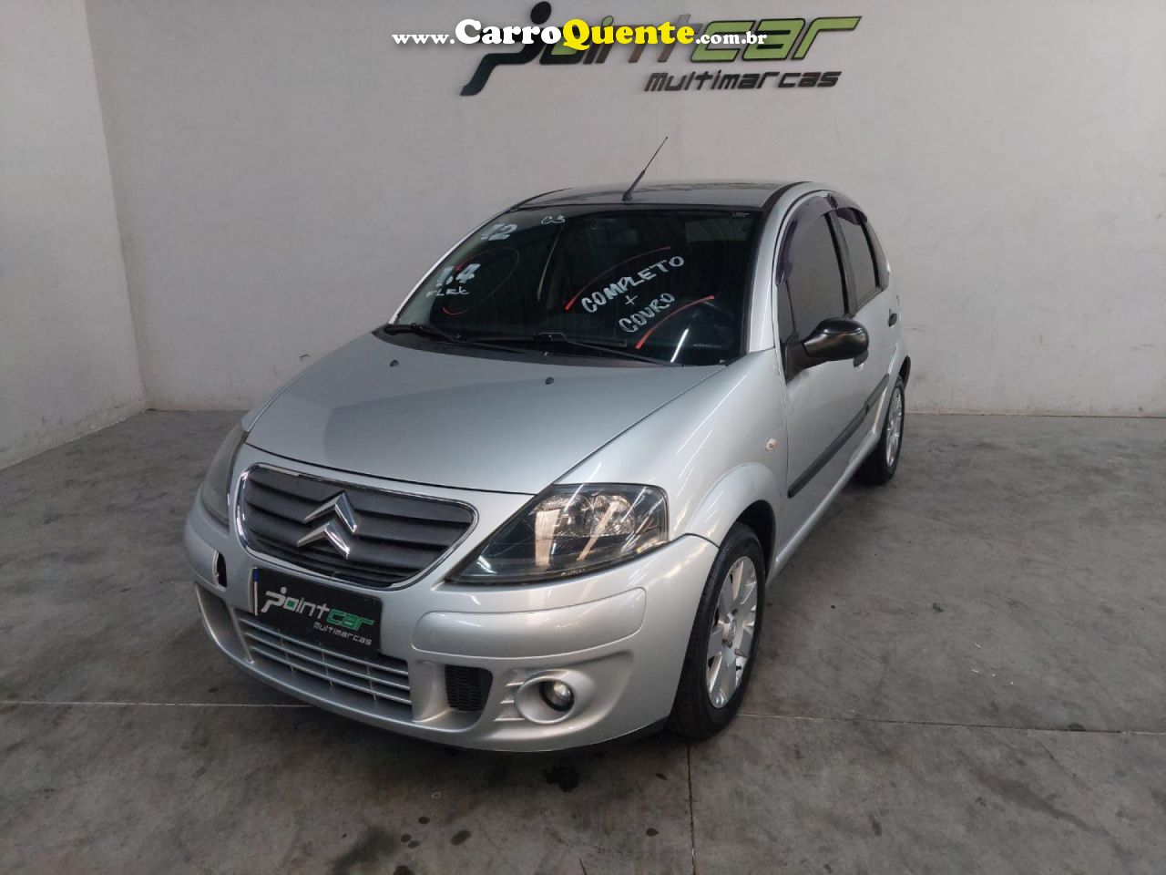 CITROËN   C3 GLX 1.4 GLX SONORA 1.4 FLEX 8V 5P   PRATA 2012 1.4 FLEX - Loja