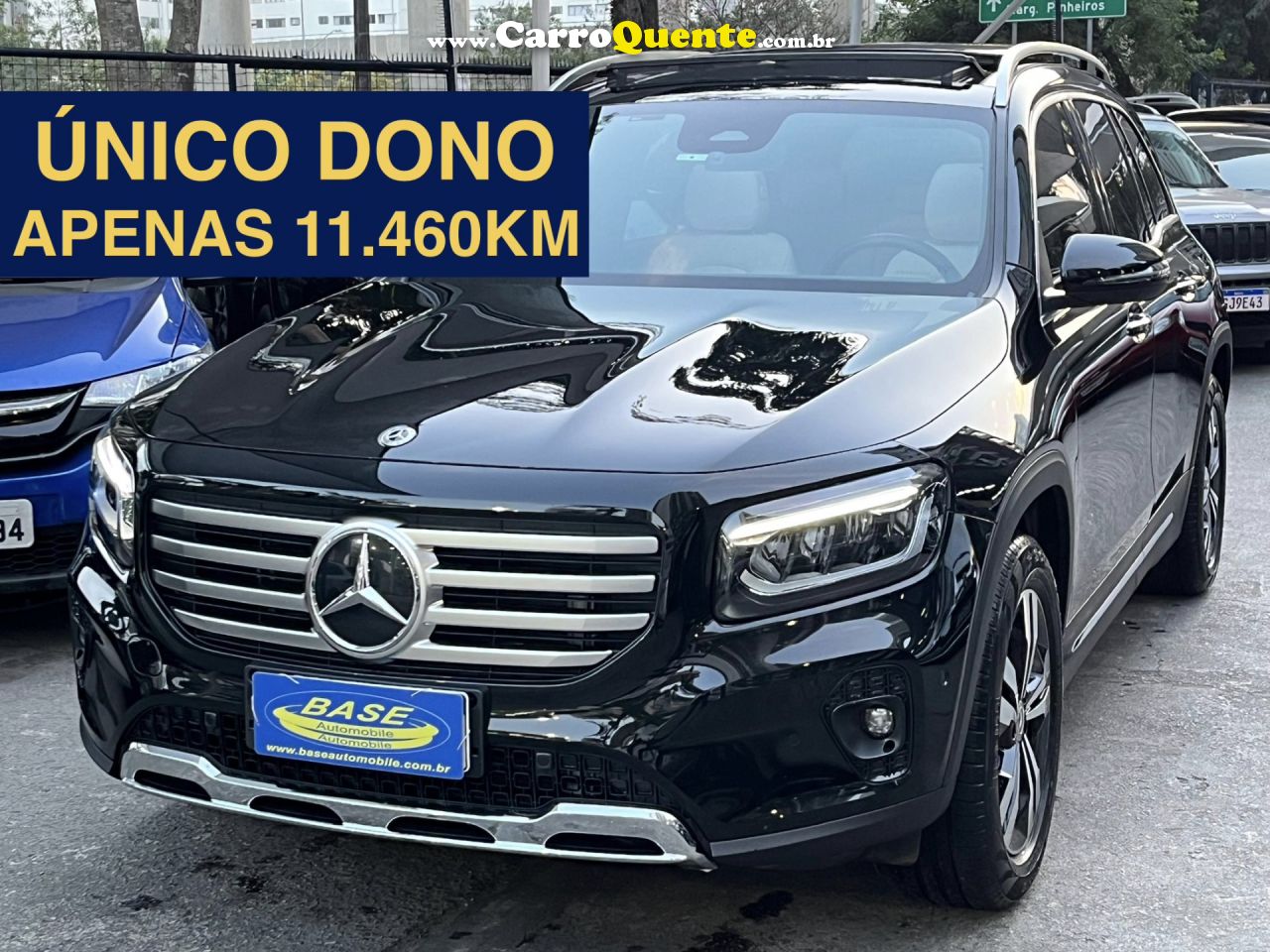 MERCEDES-BENZ   MERCEDES-BENZ GLB 220 2.0 MHEV PROGRESSIVE 4MATIC 8G-DCT   PRETO 2025 2.0 T GASOLINA E ELÉTRICO - Loja