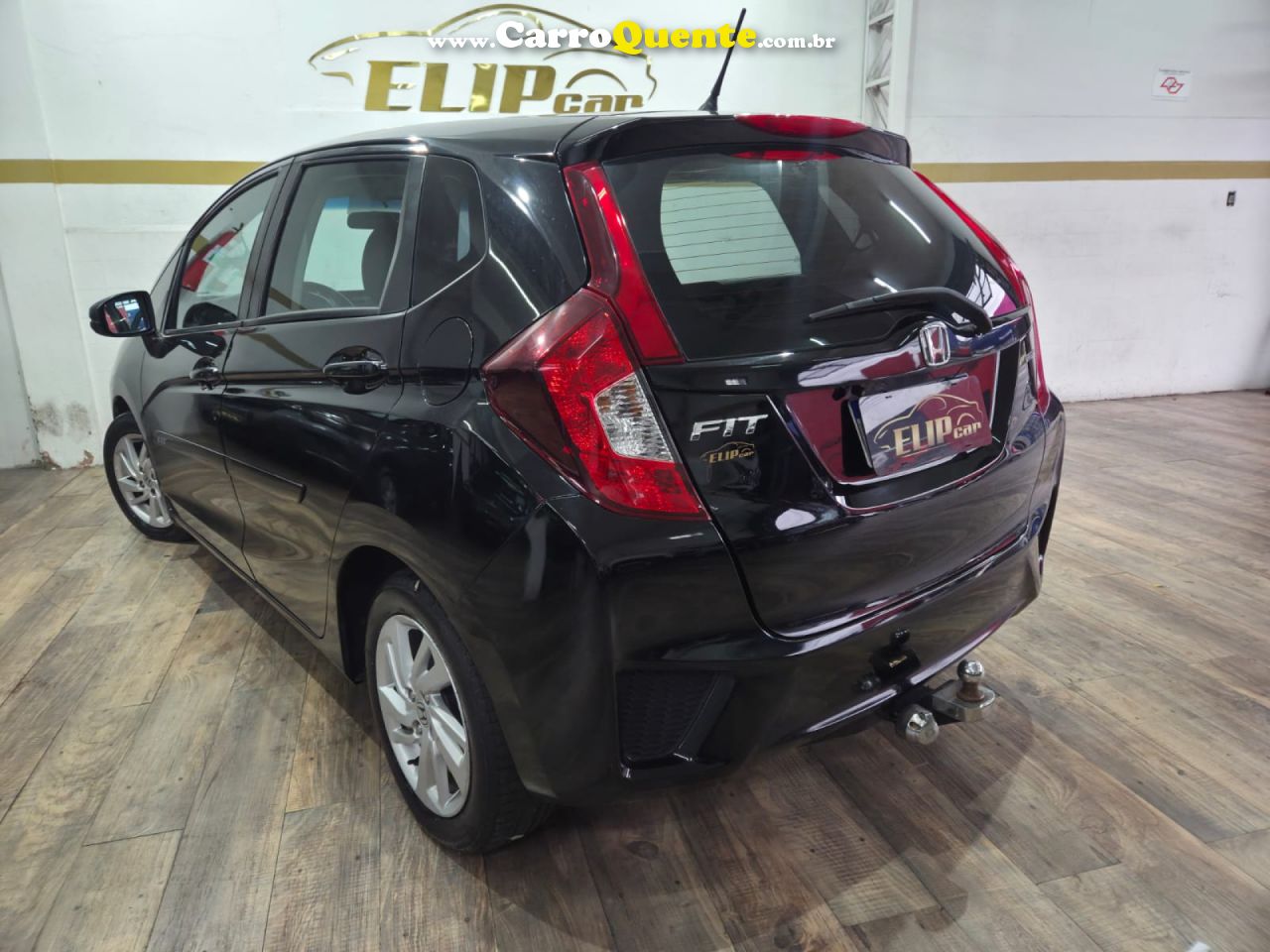 HONDA   FIT DX 1.5 FLEXONE 16V 5P AUT.   PRETO 2015 1.5 FLEX - Loja