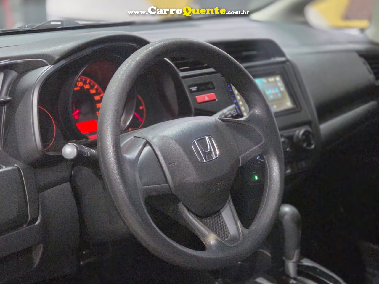 HONDA   FIT DX 1.5 FLEXONE 16V 5P AUT.   PRETO 2015 1.5 FLEX - Loja