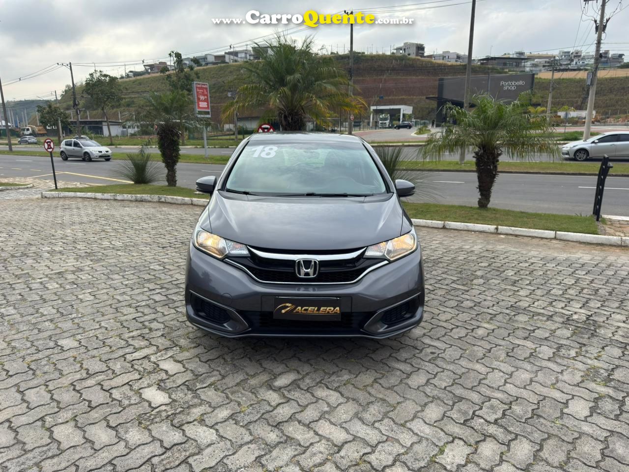 HONDA   FIT PERSONAL 1.5 FLEXONE 16V 5P AUT.   CINZA 2018 1.5 FLEX - Loja