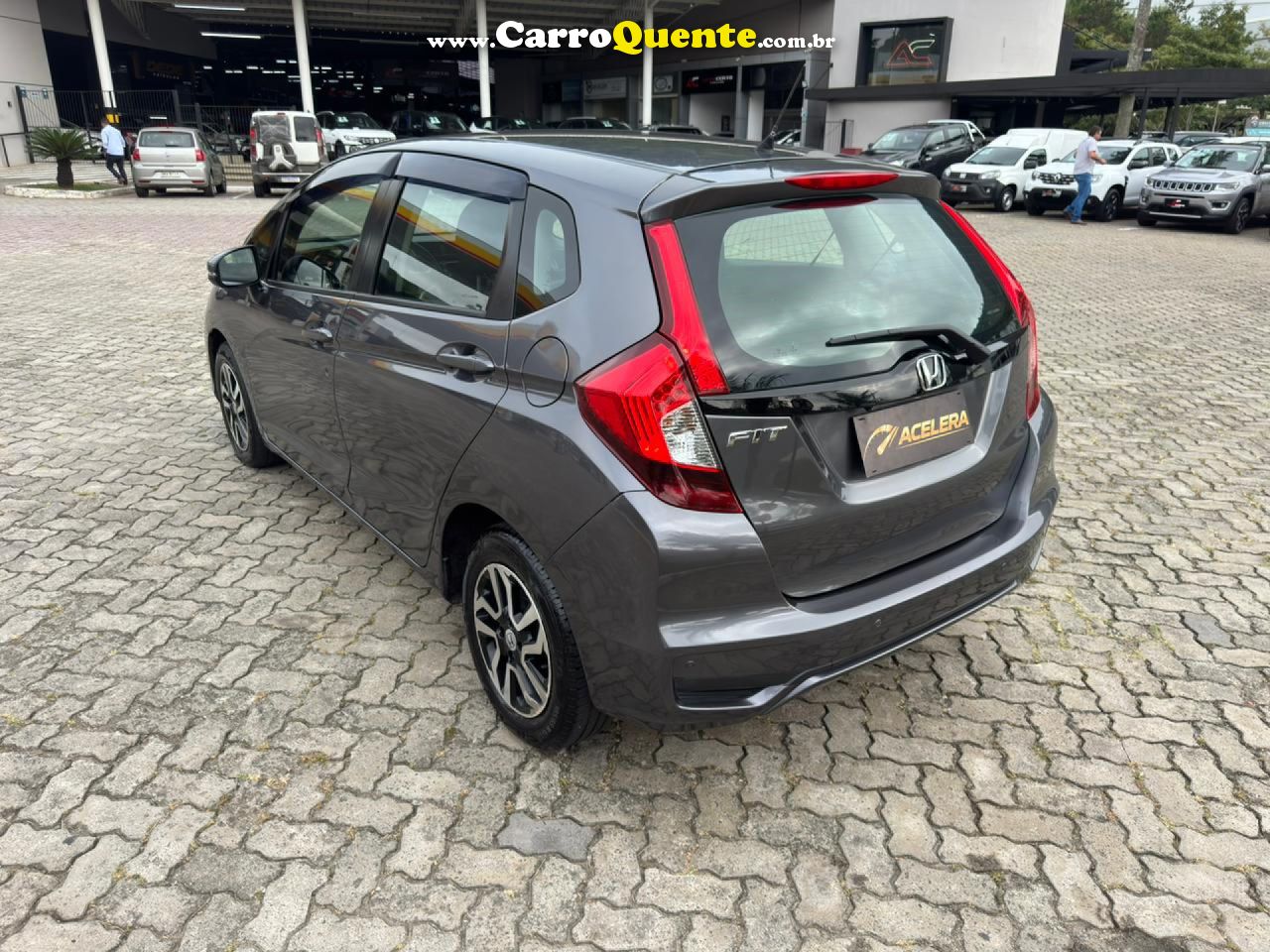 HONDA   FIT PERSONAL 1.5 FLEXONE 16V 5P AUT.   CINZA 2018 1.5 FLEX - Loja
