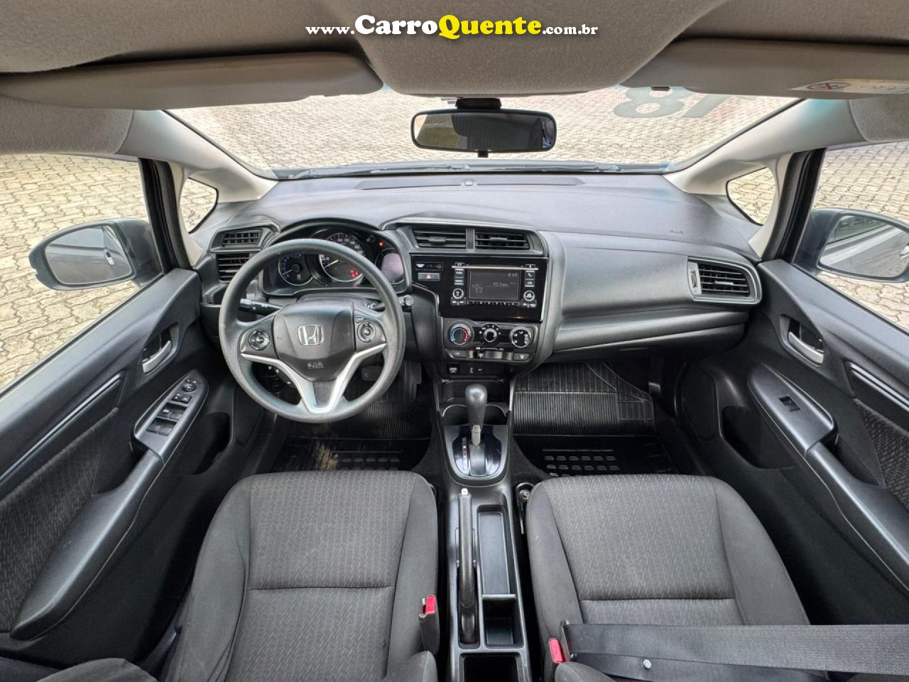 HONDA   FIT PERSONAL 1.5 FLEXONE 16V 5P AUT.   CINZA 2018 1.5 FLEX - Loja