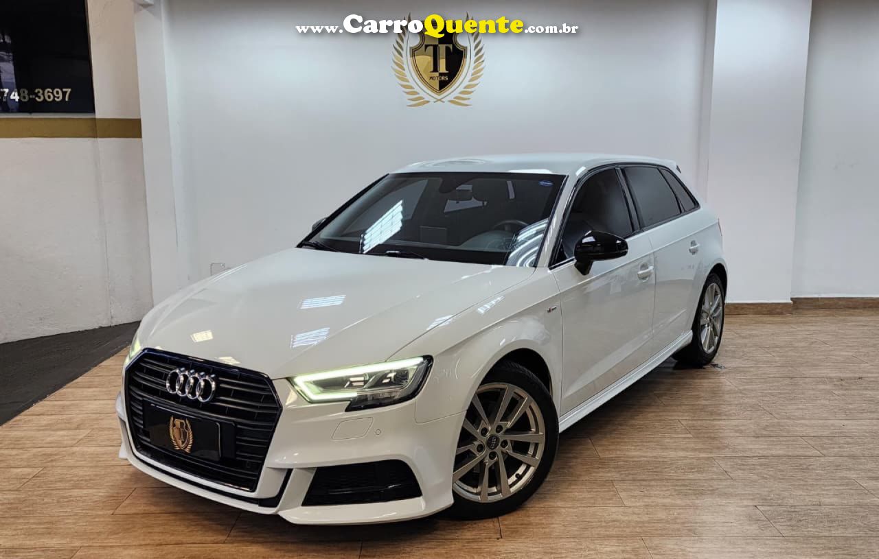 AUDI   A3 1.4 TFSI GASOLINA SPORTBACK PRESTIGE PLUS S-TRONIC   BRANCO 2020 1.4 Turb GASOLINA - Loja