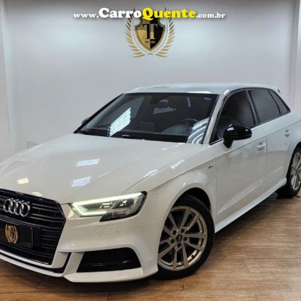 AUDI   A3 1.4 TFSI GASOLINA SPORTBACK PRESTIGE PLUS S-TRONIC   BRANCO 2020 1.4 Turb GASOLINA