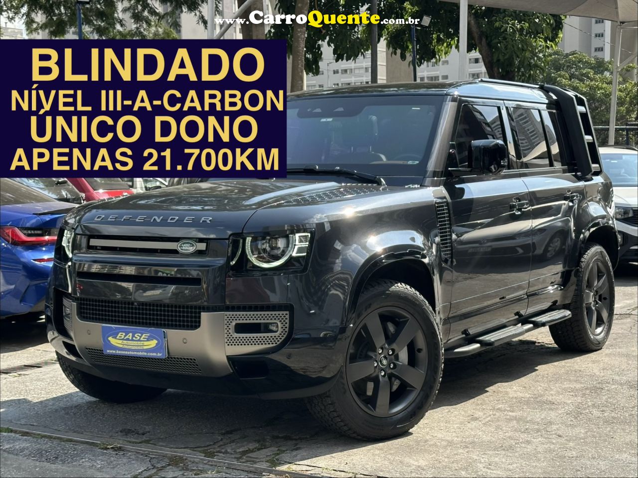 LAND ROVER   LAND ROVER DEFENDER 3.0 D300 TURBO DIESEL MHEV 110 X-DYNAMIC HSE AWD AUTOMÁTICO   CINZA 2024 3.0 TD DIESEL - Loja