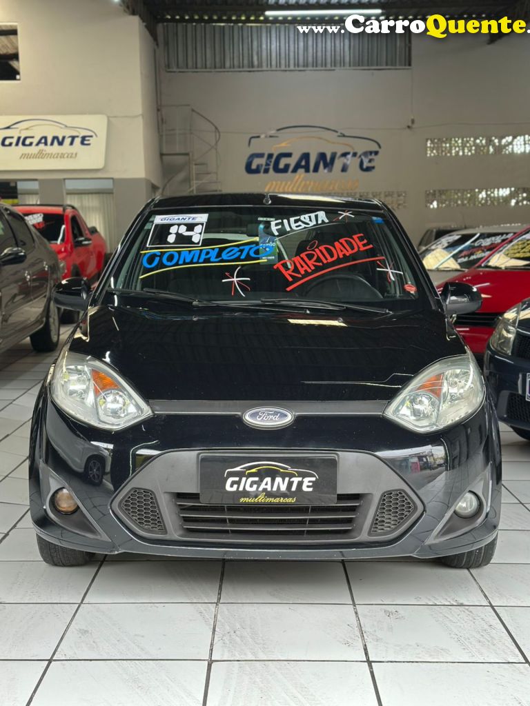 FORD   FIESTA SE 1.0 8V FLEX 5P   PRETO 2014 1.0 FLEX - Loja