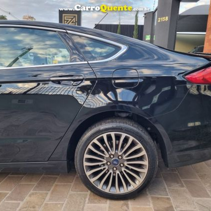 FORD   FUSION TITANIUM 2.0 GTDI ECO. FWD AUT.   PRETO 2017 2.0 GASOLINA